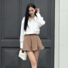 Quần Short Nữ JOVEN Damist Kaki 2 Ly Ống Xòe – Thời Trang Trẻ Trung, Thanh Lịch – Giá 522.000đ