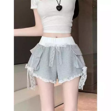 Quần short ren plus size nữ nơ thiết kế, thoáng mát mùa hè - Giá chỉ 237.189₫ 3 Quần short ren plus size nữ nơ thiết kế, thoáng mát mùa hè - Giá chỉ 237.189₫ 3