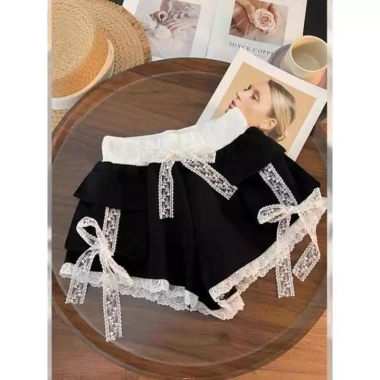 Quần short ren plus size nữ nơ thiết kế, thoáng mát mùa hè - Giá chỉ 237.189₫