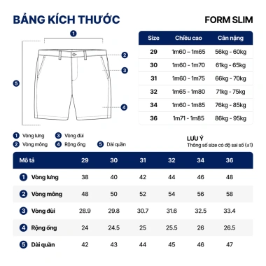 Quần Short Tây Nam ICONDENIM Airflex Siêu Gọn Nhẹ, Form Slim Đa Năng, Giá 429k 9