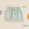 Quần short trẻ em Aqua Toddler kẻ sọc in hình chân nụt, co giãn, dây thắt lưng - giảm 21% 5