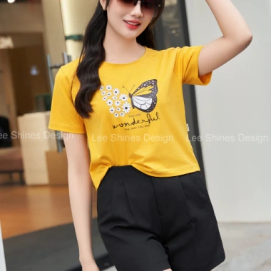 Quần Sooc Ôm Cạp Liền 2 Màu Trắng Đen Lee Shines – Vải Mưa Vitex Dáng Đứng Gọn Gàng 227.500₫