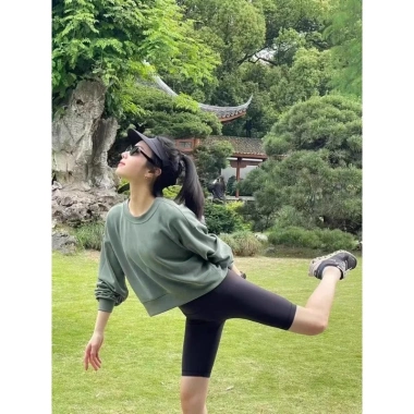 Quần tập Yoga lưng cao dành cho nữ mùa hè Slim Fit mỏng thoáng khí 5 Quần tập Yoga lưng cao dành cho nữ mùa hè Slim Fit mỏng thoáng khí 5
