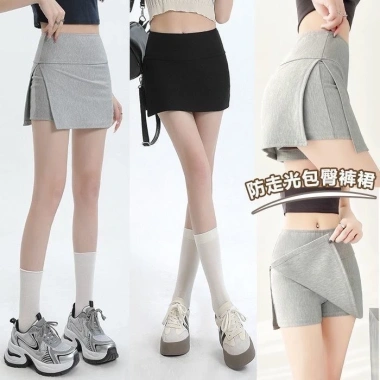 Quần váy nữ mùa hè form ngắn cạp cao, chất liệu mát mịn, hack dáng - HHQC SP183, chỉ 129k 3