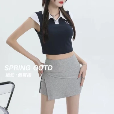 Quần váy nữ mùa hè form ngắn cạp cao, chất liệu mát mịn, hack dáng - HHQC SP183, chỉ 129k 8