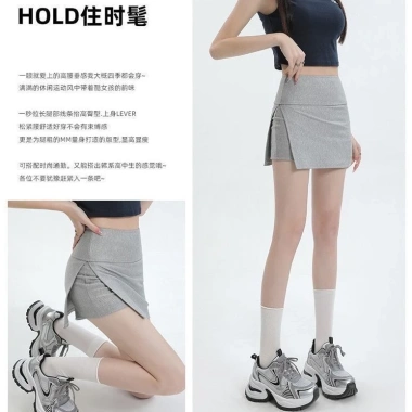 Quần váy nữ mùa hè form ngắn cạp cao, chất liệu mát mịn, hack dáng - HHQC SP183, chỉ 129k 9