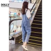 Quần yếm jeans nữ denim dài Ulzzang Hàn Quốc, trẻ trung năng động, chỉ 149.800₫ 6