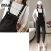 Quần yếm jeans nữ denim dài Ulzzang Hàn Quốc, trẻ trung năng động, chỉ 149.800₫ 9