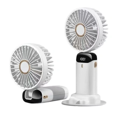 Quạt cầm tay công suất cao, pin lâu dài, mini gập, yên tĩnh, treo cổ – ký túc xá, văn phòng – 116.200 VND