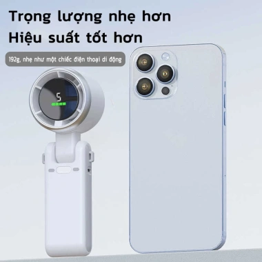 Quạt cầm tay mini 5.000mAh - 5 cấp độ gió, gấp gọn, hiển thị pin, giá chỉ 128k 6 Quạt cầm tay mini 5.000mAh - 5 cấp độ gió, gấp gọn, hiển thị pin, giá chỉ 128k 6