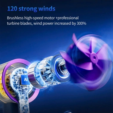 Quạt Cầm Tay Mini Pin Dung Lượng Cao Turbo Max 120 - Chính Hãng Soip F17 Giảm Giá 336k 2