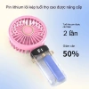 Quạt cầm tay USB sạc lại gập mini di động - sinh viên, bàn ký túc xá, 111.300đ 2