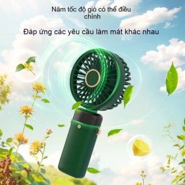 Quạt cầm tay USB sạc lại gập mini di động - sinh viên, bàn ký túc xá, 111.300đ 5 Quạt cầm tay USB sạc lại gập mini di động - sinh viên, bàn ký túc xá, 111.300đ 5