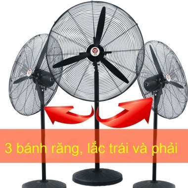 Quạt công nghiệp công suất cao gió mạnh, thích hợp nhà máy, xưởng, quạt kèn sàn, loại bỏ formalde