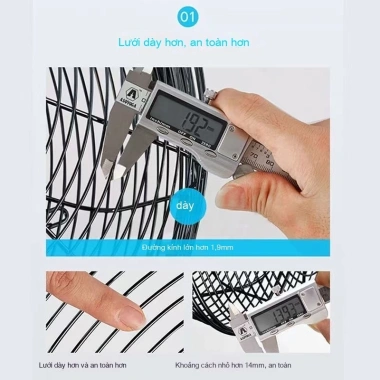 Quạt công nghiệp công suất cao gió mạnh, thích hợp nhà máy, xưởng, quạt kèn sàn, loại bỏ formalde
