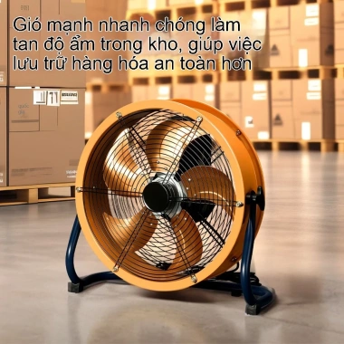 Quạt công nghiệp mạnh mẽ gió cao, công suất lớn, trụ và đứng cho xưởng, công trường - 1.185.800₫ 7