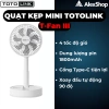 Quạt để bàn Totolink Fan 03/02/01 - Chạy pin, hẹn giờ, đa chế độ gió