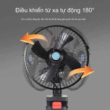Quạt điện đa năng Dayi Style pin lithium USB, yên tĩnh ngoài trời, công suất gió cao