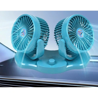 Quạt đôi ô tô 12V-24V gắn taplo, làm mát nhanh, tiết kiệm, giảm còn 569k 3 Quạt đôi ô tô 12V-24V gắn taplo, làm mát nhanh, tiết kiệm, giảm còn 569k 3