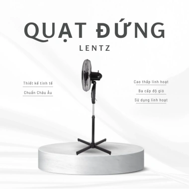 Quạt Đứng FS-40 3 Cấp Gió, Cánh Ø40cm, Độ cao điều chỉnh, Hàng Đức, BH 1 năm, Giá 1.044.000 VND