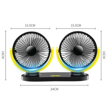 Quạt Gió USB 12V/24V Lạnh Mạnh Mẽ cho Xe Tải Điện - Trần Nội Thất Nhỏ, Giá 529.723₫ 4