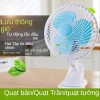 Quạt Kẹp Bàn Xoay 360 Lồng Thép Chắc Chắn - Treo Tường, Giá Giảm 189.000 VND