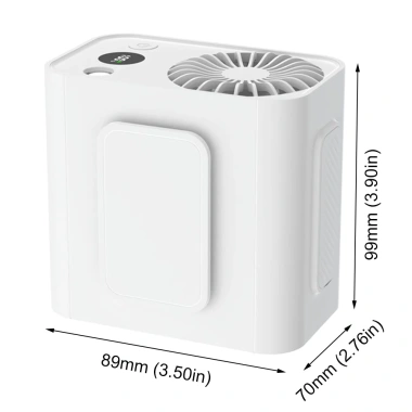Quạt làm mát không khí màn hình kỹ thuật số pin 3.600mAh, nhẹ cho lều đi bộ ngoài trời - 277.200 VND