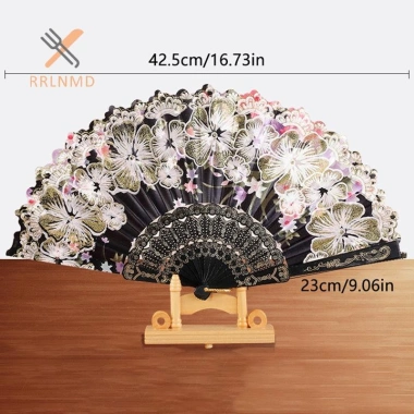 Quạt Lụa Gấp Trung Hoa - Phong Cách Cưới, Quà Tặng Nghệ Thuật, Giá 27.830₫