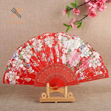 Quạt Lụa Gấp Trung Hoa - Phong Cách Cưới, Quà Tặng Nghệ Thuật, Giá 27.830₫