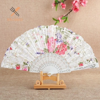 Quạt Lụa Gấp Trung Hoa - Phong Cách Cưới, Quà Tặng Nghệ Thuật, Giá 27.830₫