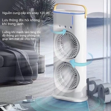 Quạt mini USB phun sương hơi nước - Điều hòa cầm tay, để bàn, chỉ 222.600₫ 9 Quạt mini USB phun sương hơi nước - Điều hòa cầm tay, để bàn, chỉ 222.600₫ 9