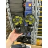 Quạt ô tô 12V 24V 360 xoay mini đôi - Động cơ mạnh, giá chỉ 120.000đ 3