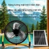 Quạt sạc năng lượng mặt trời ngoài trời, tích điện, giá ưu đãi 1.032.500₫ 3