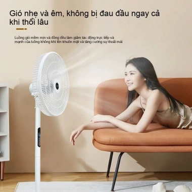 Quạt sàn 16inch mạnh mẽ, im lặng, sức gió lớn, điều khiển từ xa, dao động – Giá ưu đãi 621.600₫