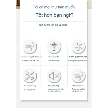 Quạt sàn 16inch mạnh mẽ, im lặng, sức gió lớn, điều khiển từ xa, dao động – Giá ưu đãi 621.600₫