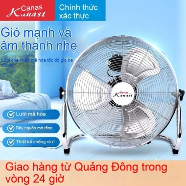 Quạt sàn công nghiệp công suất gió cao - Quạt đứng gió mạnh cho công trường xây dựng, giá ưu đãi 1.23 triệu