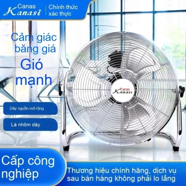 Quạt sàn công nghiệp công suất gió cao - Quạt đứng gió mạnh cho công trường xây dựng, giá ưu đãi 1.23 triệu