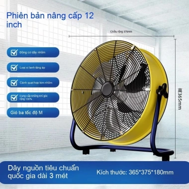 Quạt sàn công nghiệp mạnh mẽ, công suất cao, ưu đãi 1.404.200 VNĐ - Đứng, bàn, gia đình