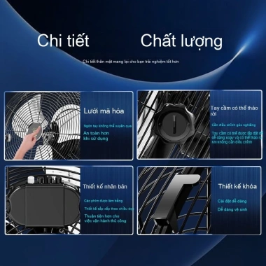 Quạt sàn Diamond công suất cao, gió mạnh cho gia đình và thương mại 539.000₫
