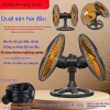 Quạt sàn hai đầu mạnh mẽ, gió mạnh, xoay 360°, công trường - 3.299.800₫ 3