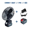 Quạt Tích Điện Makita 8 Inch Đế Pin 21V 2 Mức Gió 12-18 Tiếng Giá chỉ 259.000₫ 9