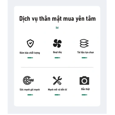 Quạt Tích Điện Pin 1.980VF 10 Cell - 8h liên tục, 2 mức gió siêu mát, BH 1 năm, 275k