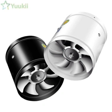 Quạt Xả YUUKII Siêu Hút 4‑6 inch Tắt Tiếng, Độ ồn thấp, Ống Đen Trắng, Vệ sinh trần bếp gia đình - Giá ưu đãi 216.040đ