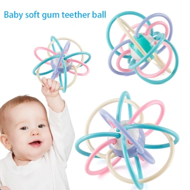 Răng Hàm Tay Bắt Bóng Màu Ngẫu Nhiên, Chịu Nhiệt, Bền Độ, Thoải Mái Cho Bé Tập Đi Quà Tặng