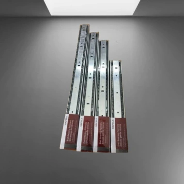 Ray Bi 3 tầng Hafele giảm chấn cho hộc kéo tủ gỗ, nhôm - Đủ kích thước, giá ưu đãi 104.000₫