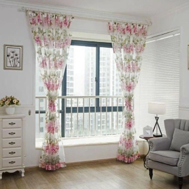 Rèm ROLY vải Polyester Sheer Tulle - Thiết kế thanh lịch, phù hợp khách sạn, phòng ngủ, giảm còn 90.504 VND