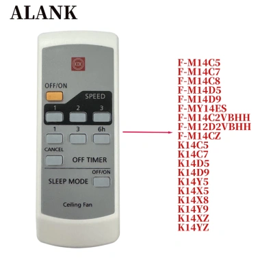 Remote KDK Panasonic ALANK Chính Hãng 3 Tốc Độ F-M14C5 F-M14C7 Giá 85.000 VNĐ