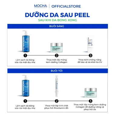 Retinol Mix Peel MOCHA - Peel da cải thiện mụn, nám, dưỡng da tại nhà, mua 1 tặng 3 chỉ 350.000₫
