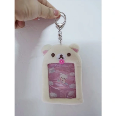 Rilakkuma Korilakkuma Gấu Đựng Thẻ ID - Ốp Lưng Đứng Móc Khóa Giá 177.120₫