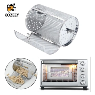 Roaster Trống Lò Nướng 10 inch - Giỏ Rang Đậu Phộng, Hạt Cà Phê, Đậu Khô, Giá ưu đãi 244k cho nhà bếp gia đình
